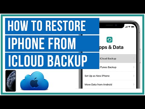 Video: How To Restore IPhone Backup