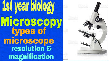 Microscopy | Types of Microscope| Resolution And magnification