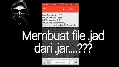 Cara membuat file .jad KsatriaOnline dengan mudah