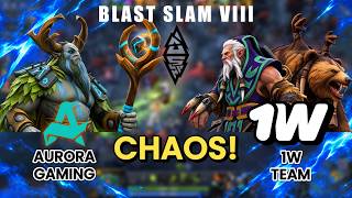 This opening game was absolute chaos! 🔥 | Aurora Gaming vs 1W Team — G 1 | Blast Slam VIII | UBQ #4