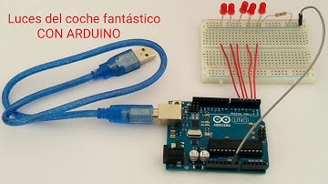 Cómo hacer las luces del coche fantástico con ARDUINO