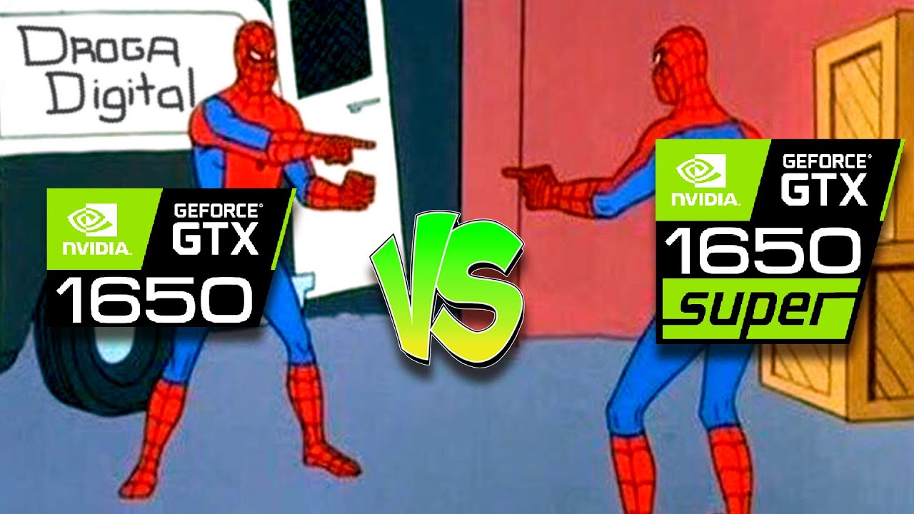 GTX 1650 vs GTX 1650 super ¿Cuánta diferencia hay entre ambas? - Droga  Digital - YouTube