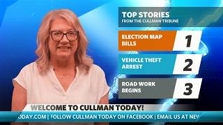 Election map bills signed | Vehicle theft arrest | Highway 278 road work