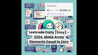 3354. Make Array Elements Equal to Zero [Easy] | Leetcode Daily | 10-28-25