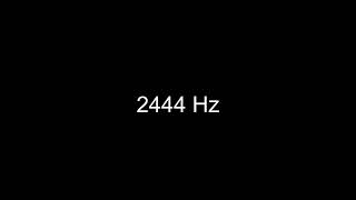 How 2444 Hz Sounds to the Human Ear
