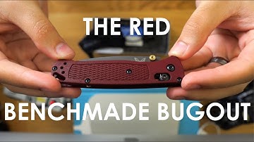 The Red Benchmade Bugout