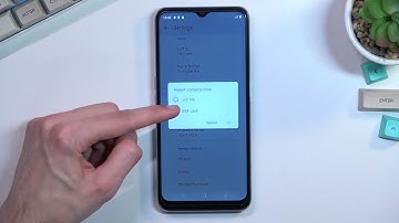How to Copy Contacts From SIM Card to Internal Storage on REALME C31