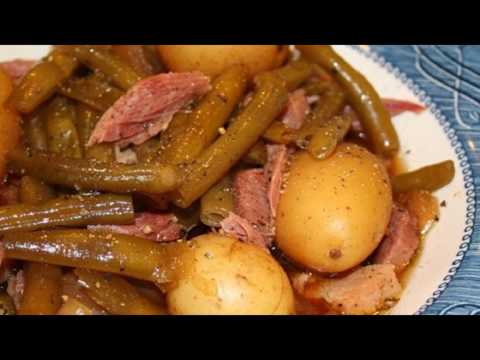 Recipe: Slow Cooker Green Beans, Ham and Potatoes