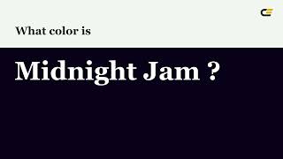 What color is  Midnight Jam ? #0b0119 hex color - Blue color - Cool color 0b0119