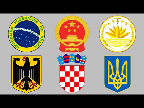 Video: Azerbaijan: flag and coat of arms of the country