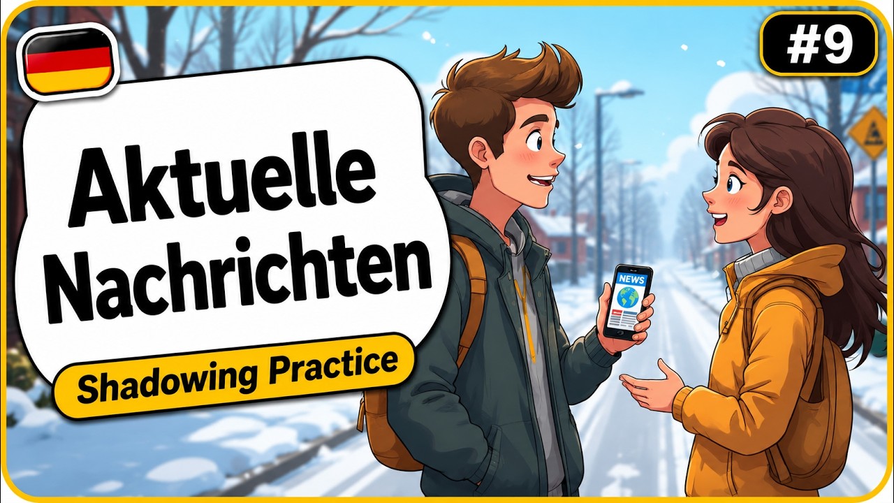 German Shadowing Practice #9 – Current News (Aktuelle Nachrichten ...