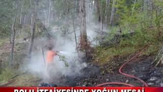 Bolu İtfaiyesinde Yoğun Mesai 15.09.2019