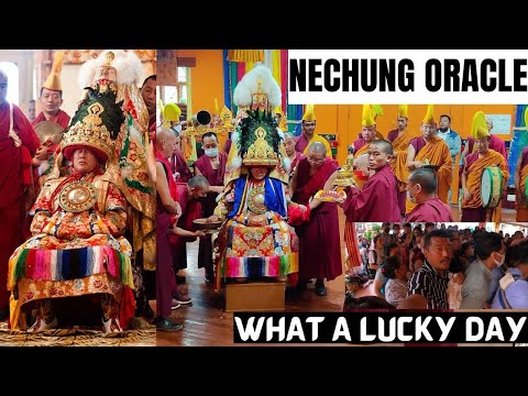 NECHUNG ORACLE BLESSING || WHAT A DAY || DHARAMSHALA VLOG || TIBETAN VLOGGER 2022