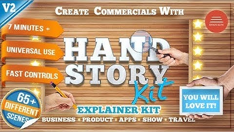 Videohive Hand Explainer Product Commercial Kit v2  free after effects templates