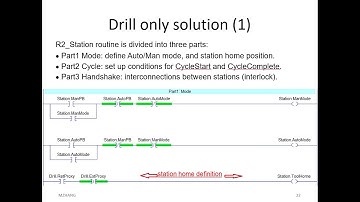 Machine Control PLC Programming Part2 Sequence bit for drill only station