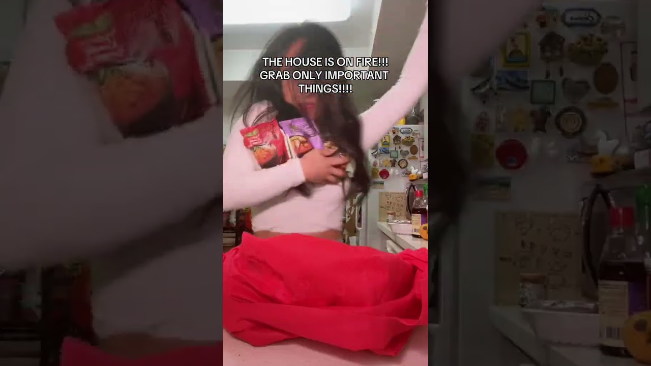 House on Fire! What are you grabbing? 