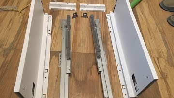 S90 Slim Double wall drawer system installation guidelines#tandem box fitting#technicandcomedy