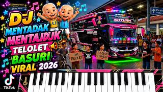 Download lagu 🚍🔥 DJ MENTADAK MENTADUK TELOLET BASURI VIRAL 2026 | Full Bass Jedag Jedug Bikin Joget! 🎧