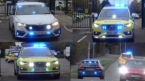 ROADS CRIME DEPLOYMENT! 4x Roads Crime Cars Responding To Reports of Cloned Plates / Cheshire Police