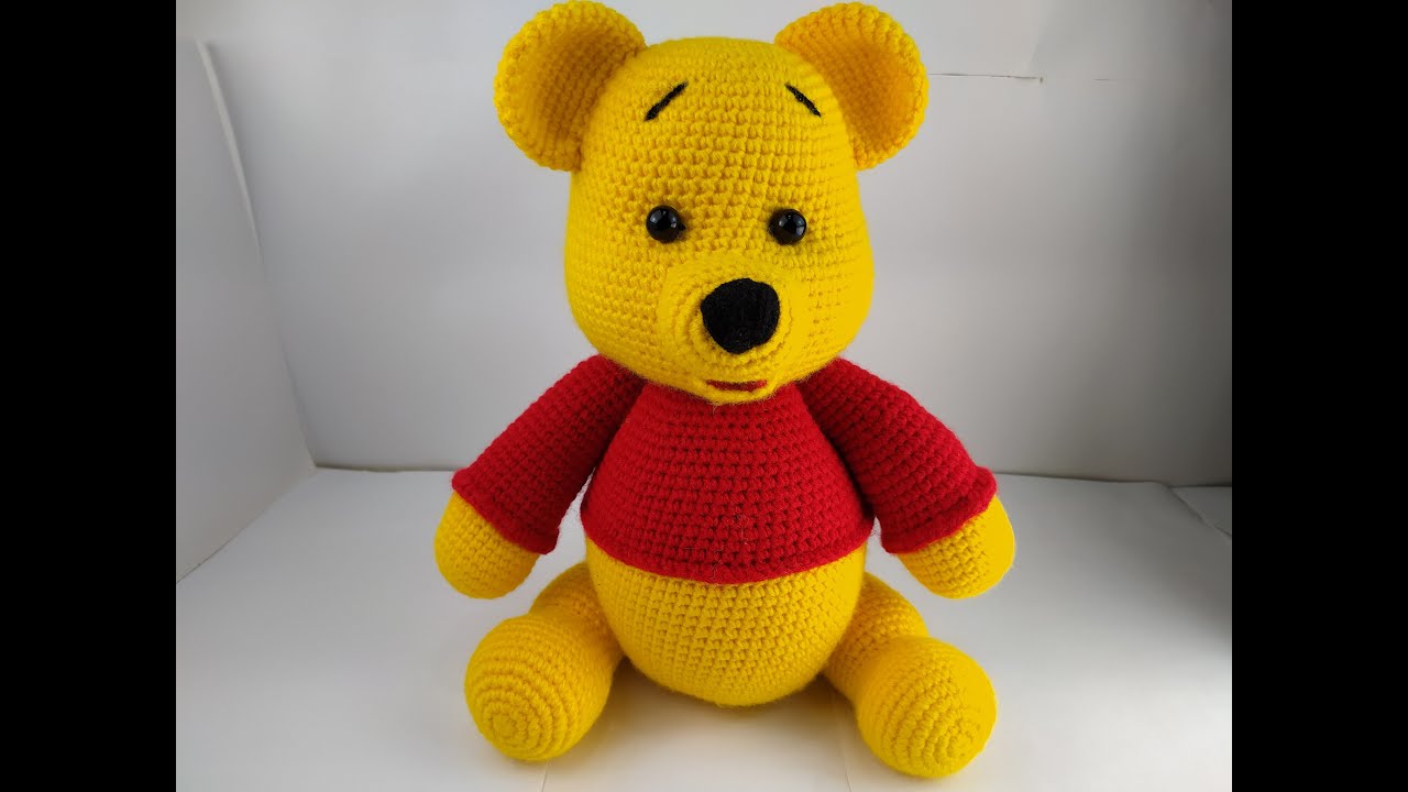TUTORIAL DE WINNIE POOH A CROCHET PASO A PASO PRIMERA PARTE