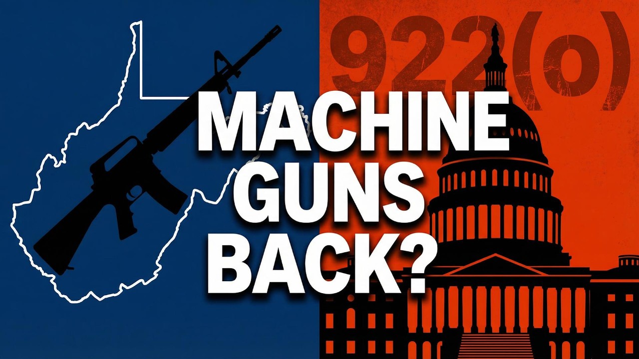Срочная новость: В Западной Вирджинии намерены легализовать новые пулеметы?!