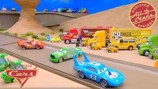 Radiator Springs All Stars Race | Lightning McQueen, The King, Chick Hicks & More | Pixar Cars screenshot 1