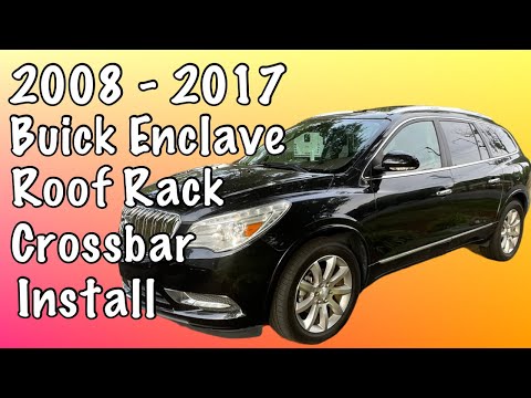 How to Install Stock Roof Rack Crossbars on a 2014 Buick Enclave – (2008 – 2017)