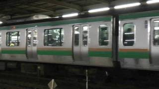 【JR東】E231系　U525編成+U18編成　大宮発車　発車メロディーつき　（HD）