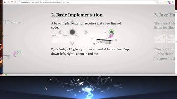 Jazz hands JS - LEAP motion Javascript library