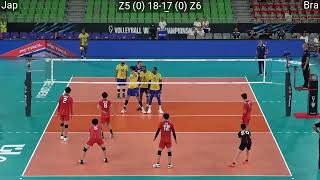 Volleyball Japan - Brazil Amazing FULL Match World Championships