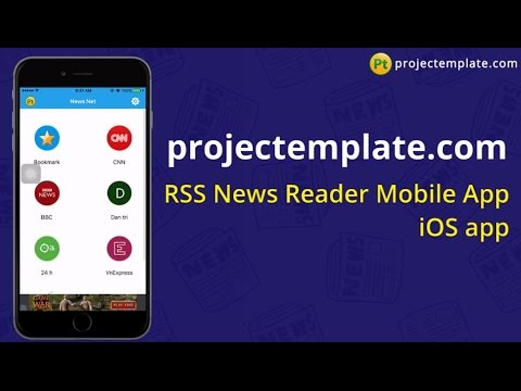 RSS News Reader iOS App source code