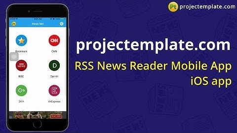 RSS News Reader iOS App source code