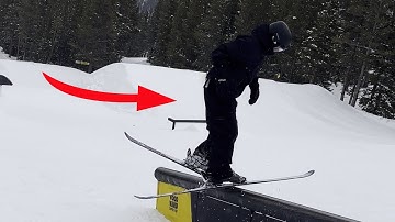 How To Pretzel on Rails on Skis