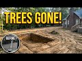 Cutting Down 3 Trees & Making Room For An Inground Pool!