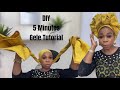 Latest quick 5 minutes gele headwrap tutorial