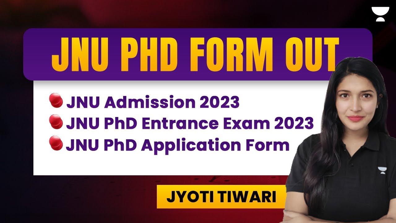 jnu phd admission form 2023