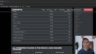 WPoptic WordPress pagebuilder research on 13.5 million websites.