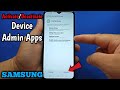 How to Activate/Deactivate Device Admin Apps on Samsung Galaxy A02 | Find My Device