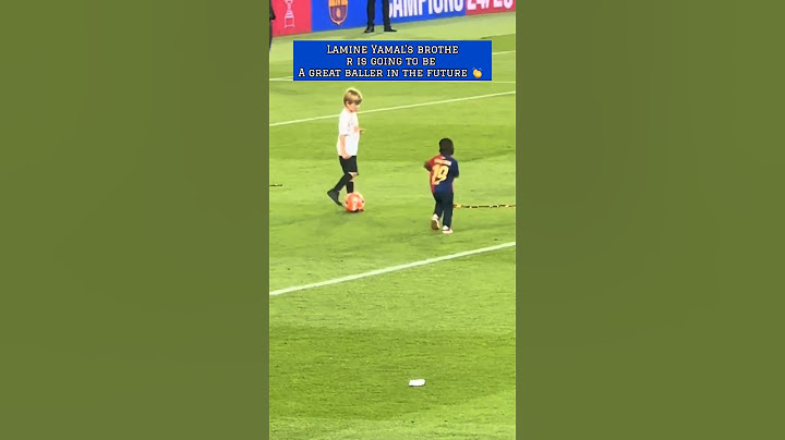 Lamine Yamal's brother is going to be A great baller in the future 👏 #barcelona