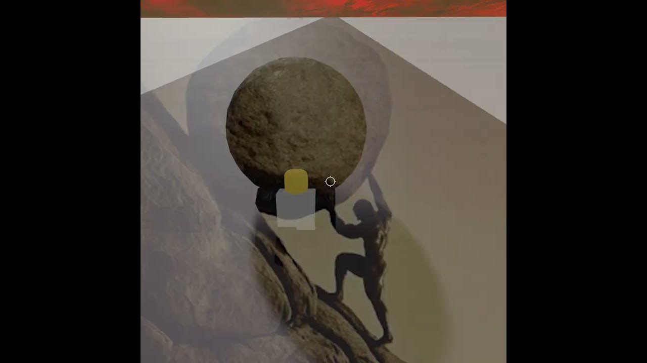 Man pushing boulder meme (Sisyphus) by CutoffSidechainTremolo99147