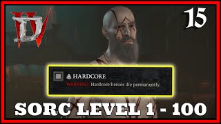 Diablo 4 Hardcore Road To 100 Sorcerer Playthrough Part 15