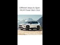Different Ways To Open RAV4 Power Back Door Different Ways To Open RAV4 Power Back Door