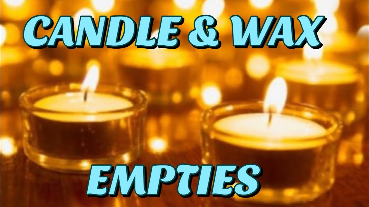 EPIC CANDLE EMPTIES! Candle & Wax Melt Empties!!! YouTube