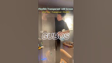 LED flexible transparent screen #ledtransparentscreen #leddisplay #ledscreen #advertising