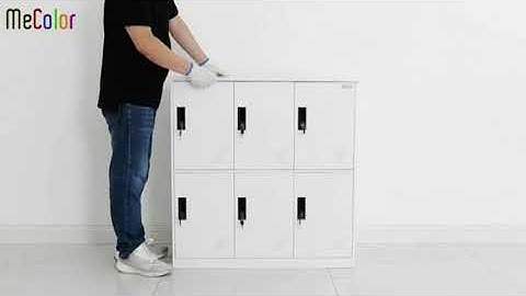 Mecolor 6 door locker assembly video#lockercabinet #storagesolutions #furniture #employeeengagement