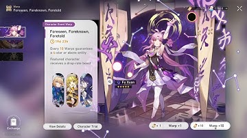 Pulling for Fu Xuan xD | Honkai: Star Rail