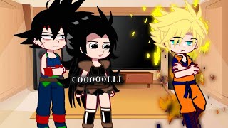 Past Sayians React to Goku | Gacha react
