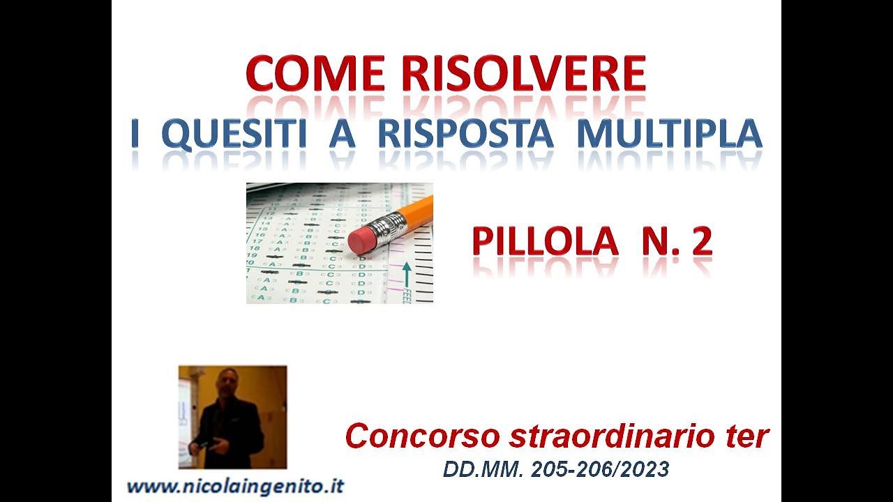 Come superare i quiz a risposta multipla 2 - YouTube