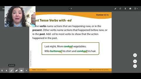 HMH Second Grade Grammar Module 4 Week 2 Lesson 1
