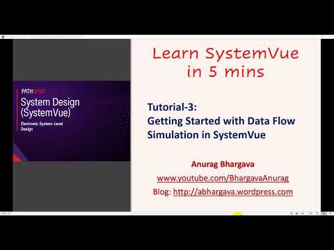 Tutorial-3: Getting Started with DataFlow (Mixed Signal) Simulator